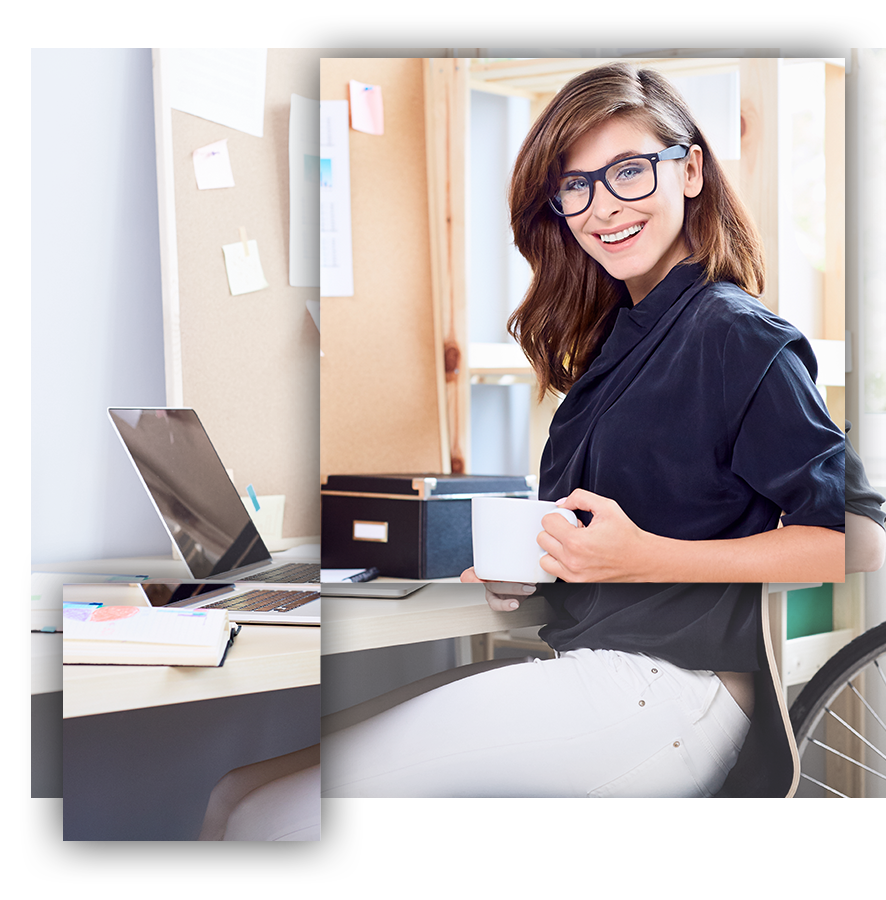 Design and Consulting - woman at her desk